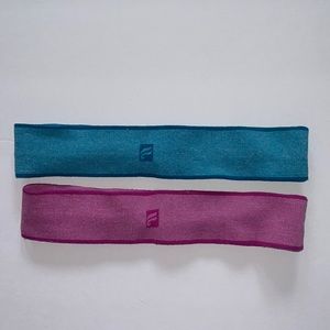 Fabletics headband set of 2 blue /purple used